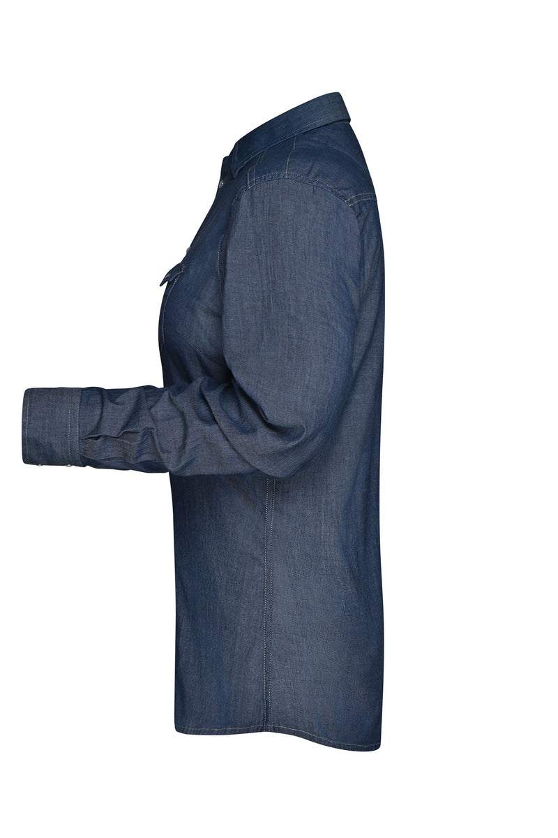 Laden Sie das Bild in Galerie -Viewer, Trendige Jeansbluse - JN628