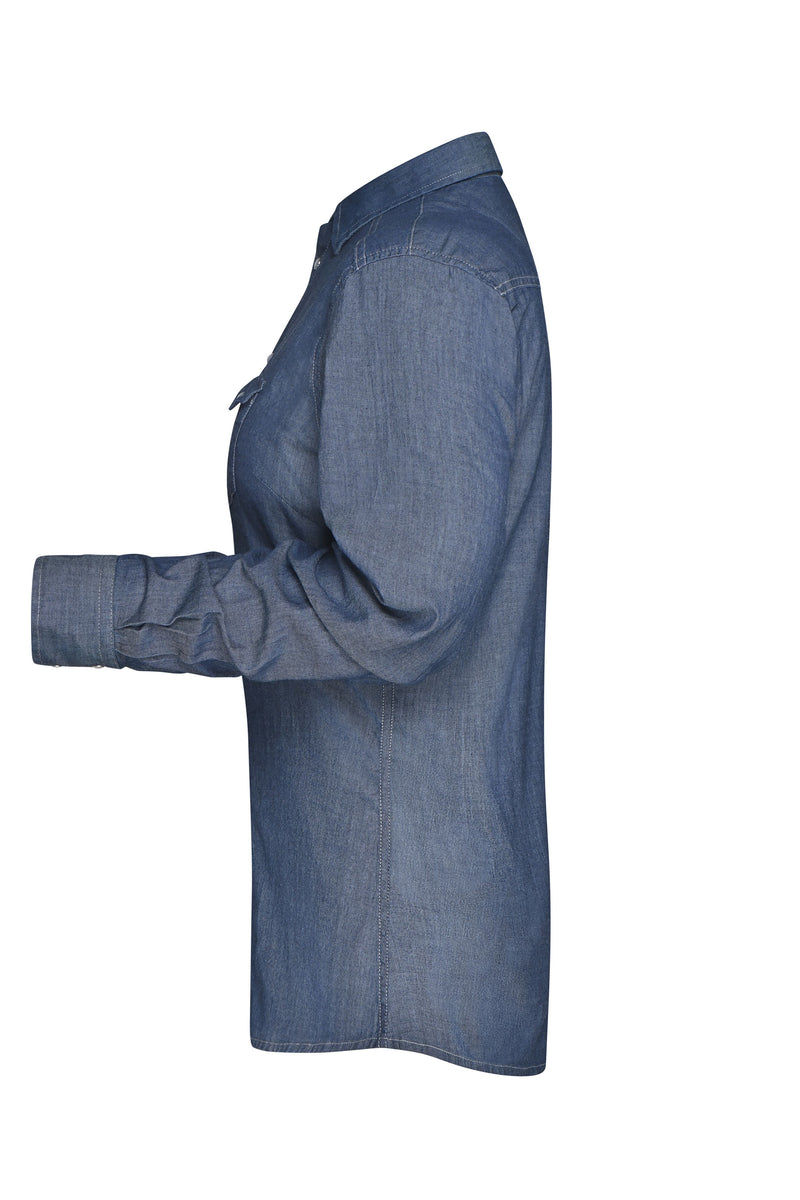 Laden Sie das Bild in Galerie -Viewer, Trendige Jeansbluse - JN628