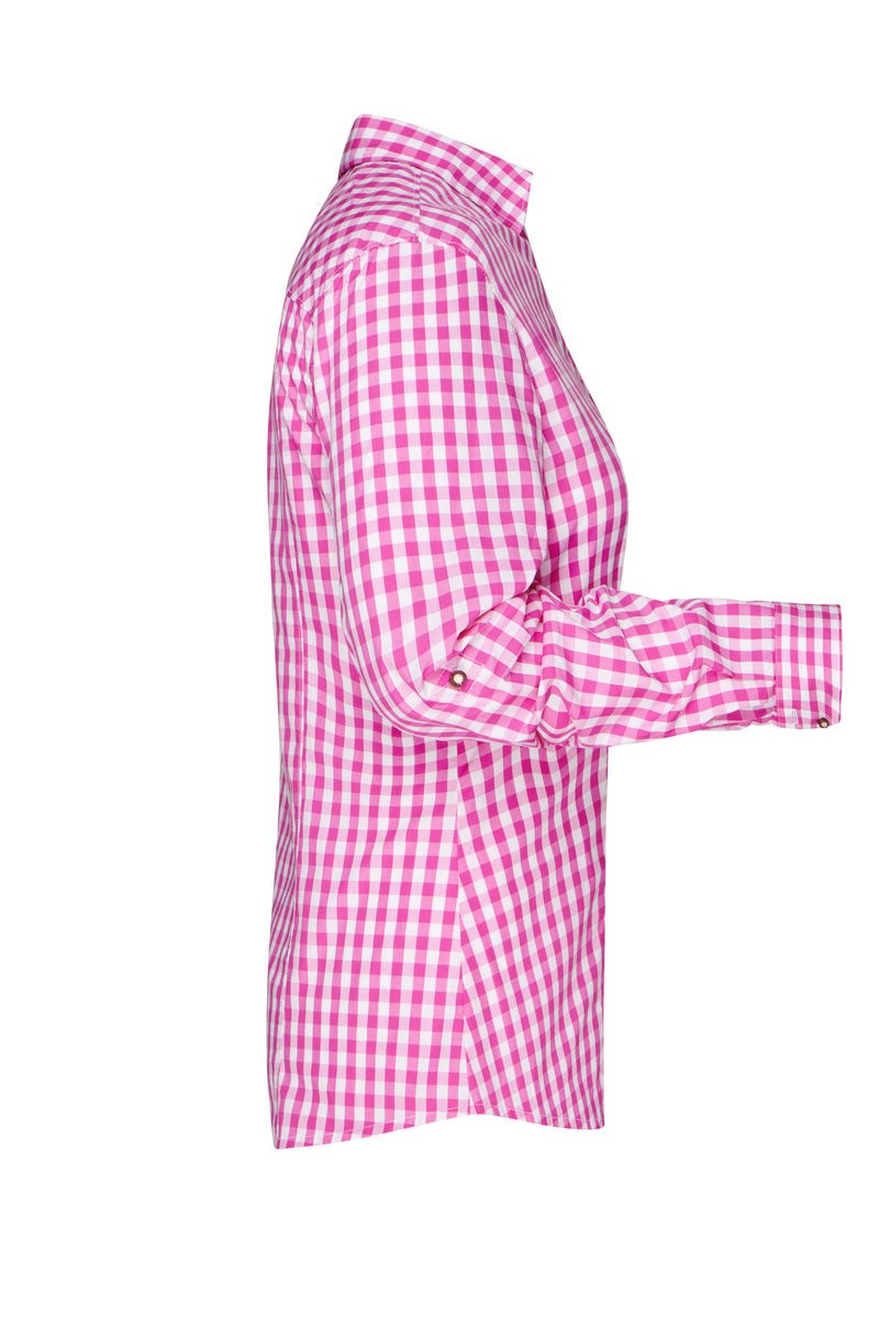 Laden Sie das Bild in Galerie -Viewer, Damen-Bluse und Herren-Hemd im klassischen Trachtenlook - JN637