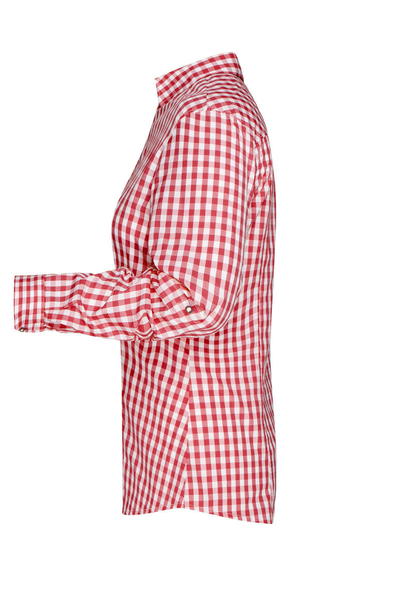 Laden Sie das Bild in Galerie -Viewer, Damen-Bluse und Herren-Hemd im klassischen Trachtenlook - JN637