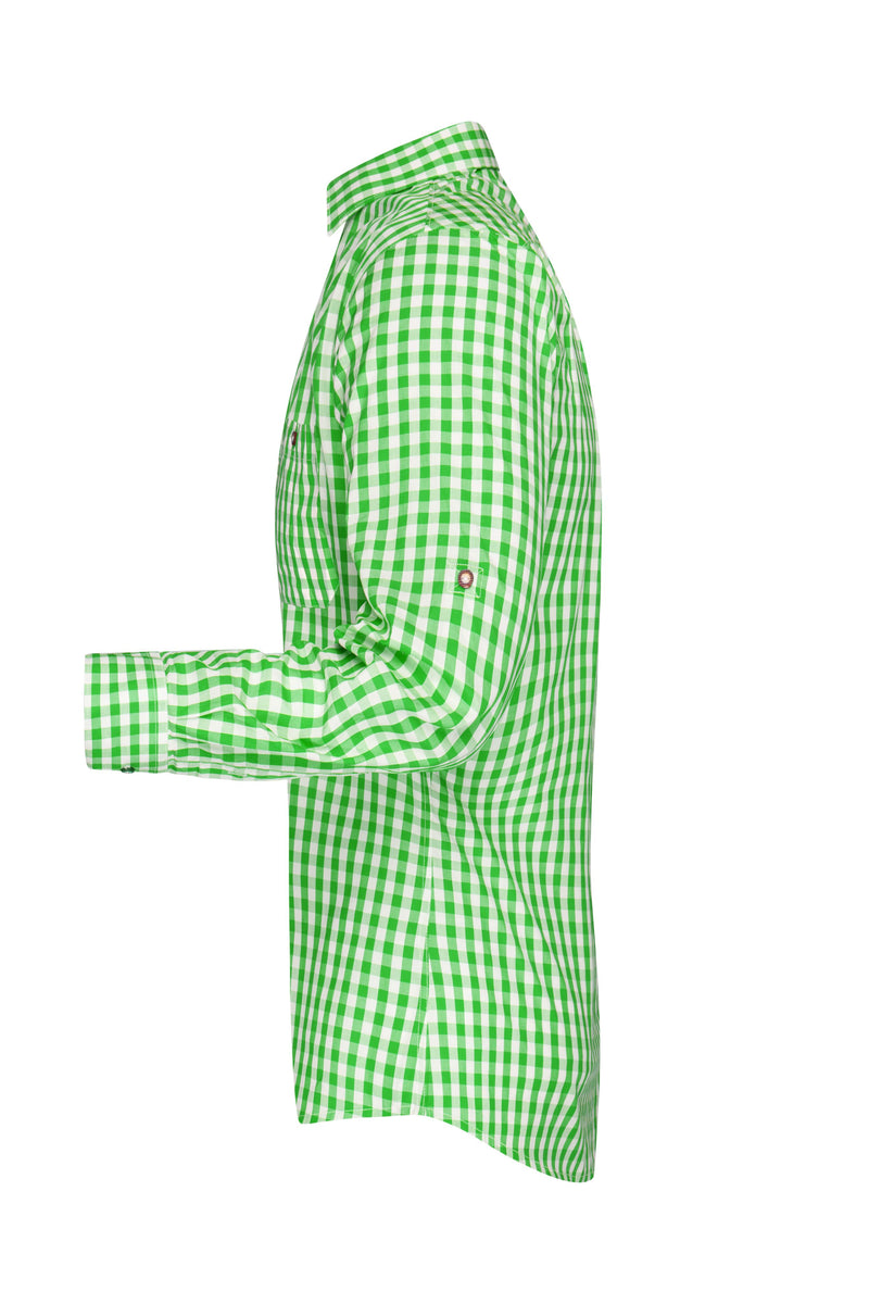 Laden Sie das Bild in Galerie -Viewer, Damen-Bluse und Herren-Hemd im klassischen Trachtenlook - JN638