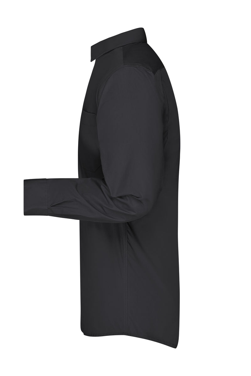 Laden Sie das Bild in Galerie -Viewer, Klassisches Shirt aus strapazierfähigem Mischgewebe - JN642