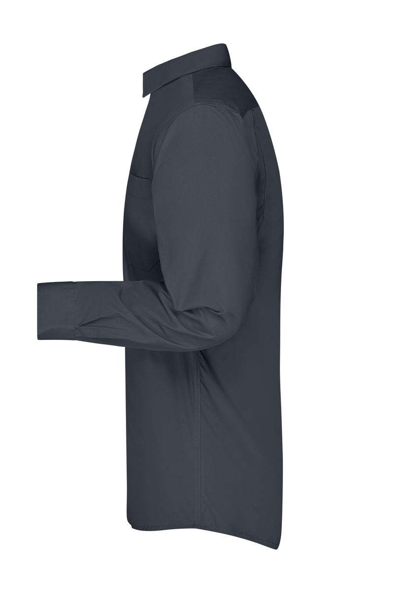 Laden Sie das Bild in Galerie -Viewer, Klassisches Shirt aus strapazierfähigem Mischgewebe - JN642