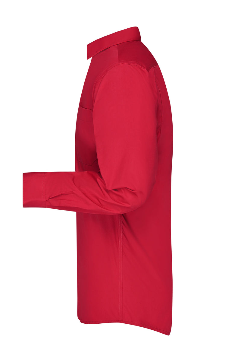 Laden Sie das Bild in Galerie -Viewer, Klassisches Shirt aus strapazierfähigem Mischgewebe - JN642