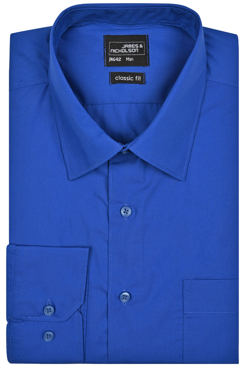 Laden Sie das Bild in Galerie -Viewer, Klassisches Shirt aus strapazierfähigem Mischgewebe - JN642