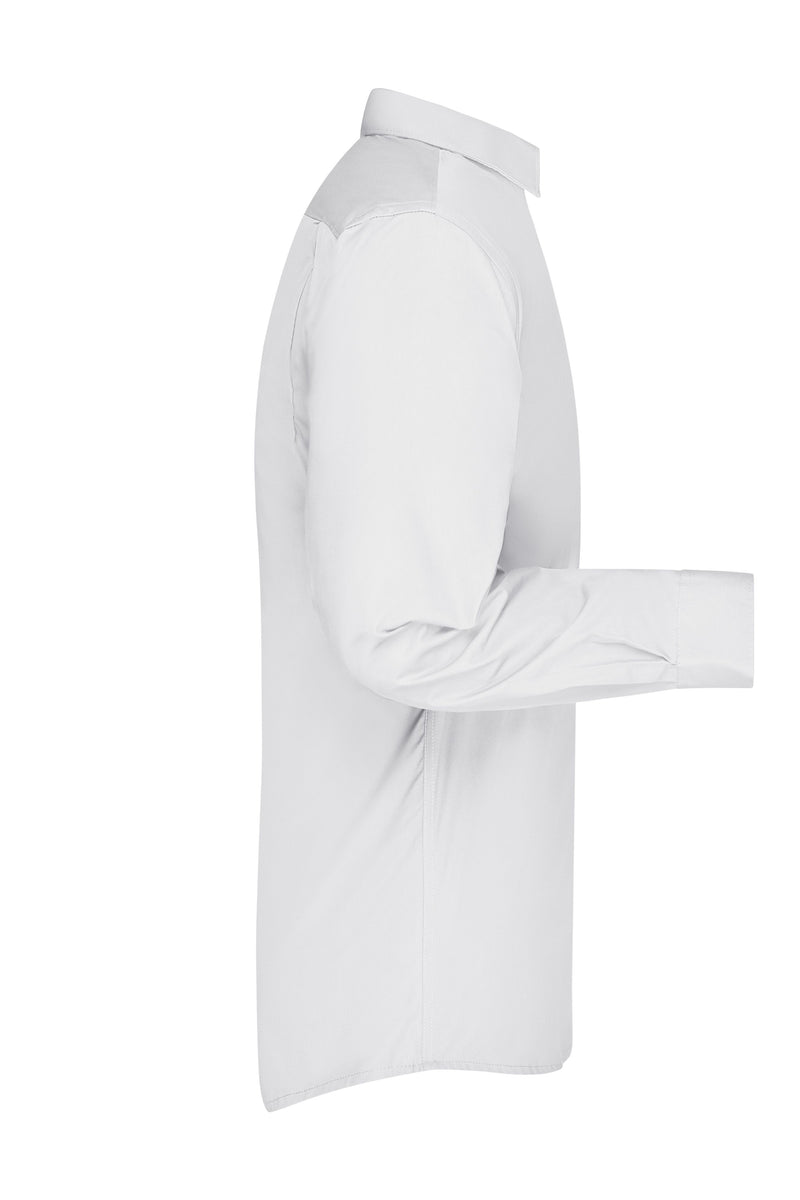 Laden Sie das Bild in Galerie -Viewer, Klassisches Shirt aus strapazierfähigem Mischgewebe - JN642