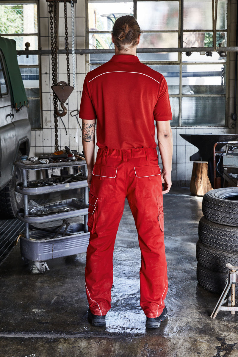 Laden Sie das Bild in Galerie -Viewer, Strapazierfähiges und pflegeleichtes Polo mit Kontrastpaspel - JN892