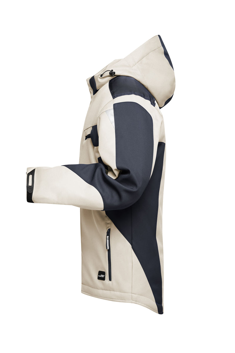 Laden Sie das Bild in Galerie -Viewer, Professionelle Softshelljacke mit warmem Innenfutter - JN824