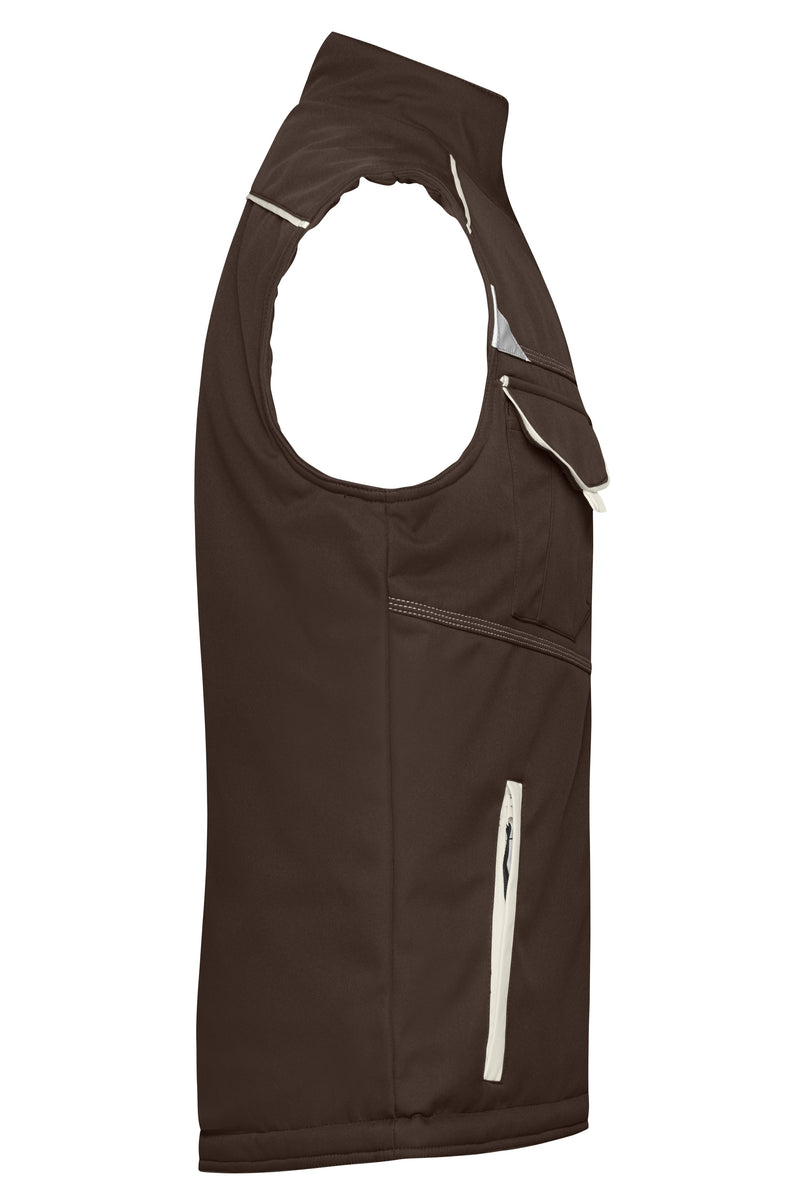 Laden Sie das Bild in Galerie -Viewer, Funktionelle Softshell Weste mit warmem Innenfutter - JN854