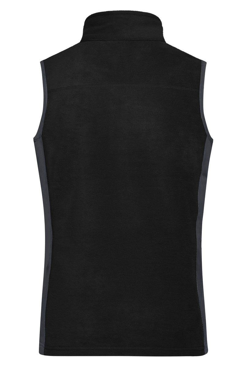 Laden Sie das Bild in Galerie -Viewer, Strapazierfähige Fleece Weste im Materialmix - JN855