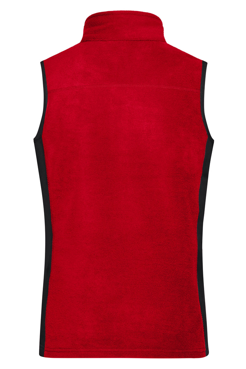 Laden Sie das Bild in Galerie -Viewer, Strapazierfähige Fleece Weste im Materialmix - JN855