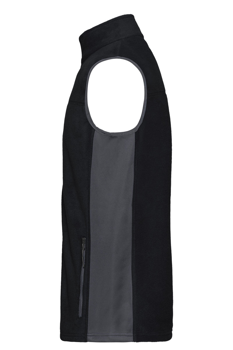 Laden Sie das Bild in Galerie -Viewer, Strapazierfähige Fleece Weste im Materialmix - JN856