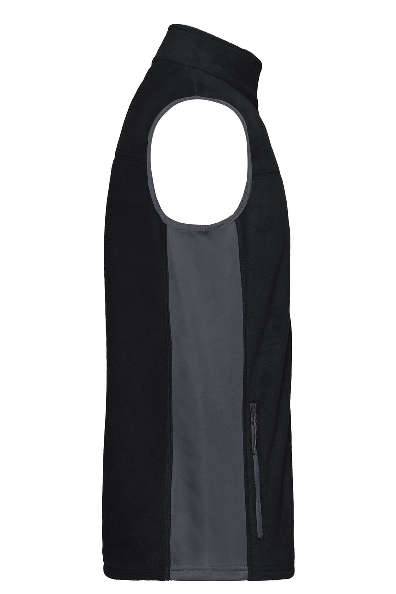 Laden Sie das Bild in Galerie -Viewer, Strapazierfähige Fleece Weste im Materialmix - JN856