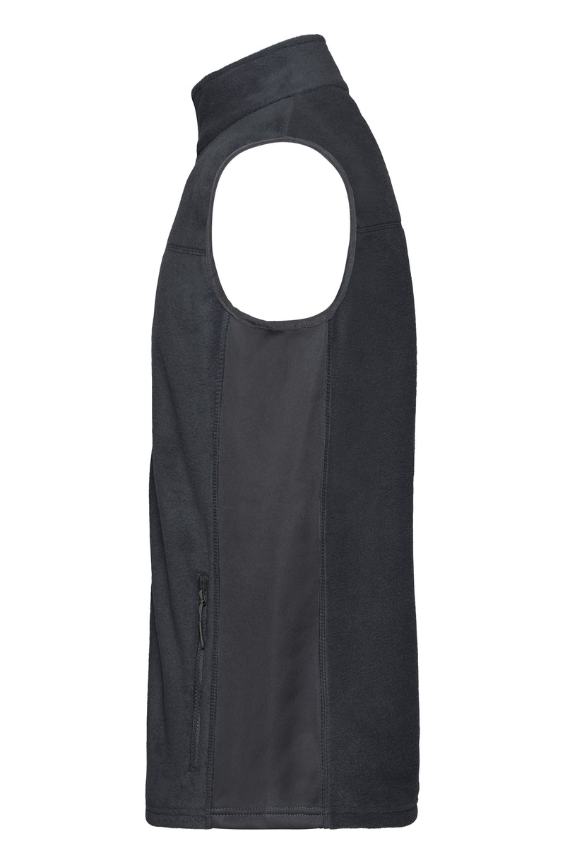 Laden Sie das Bild in Galerie -Viewer, Strapazierfähige Fleece Weste im Materialmix - JN856