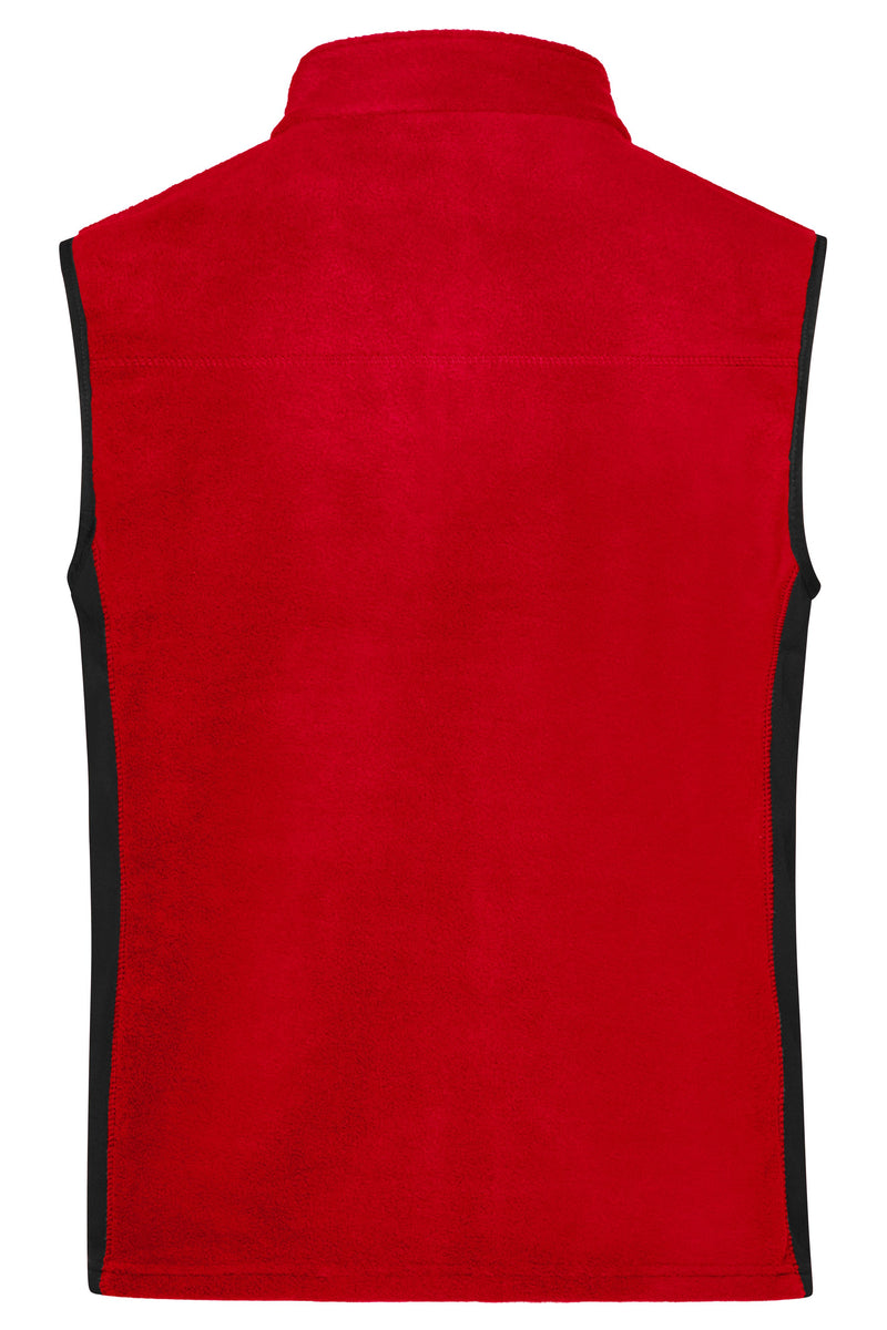 Laden Sie das Bild in Galerie -Viewer, Strapazierfähige Fleece Weste im Materialmix - JN856