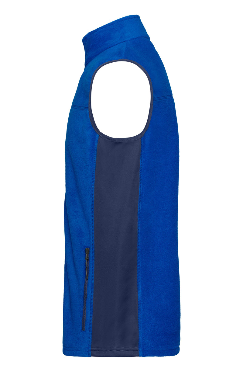 Laden Sie das Bild in Galerie -Viewer, Strapazierfähige Fleece Weste im Materialmix - JN856