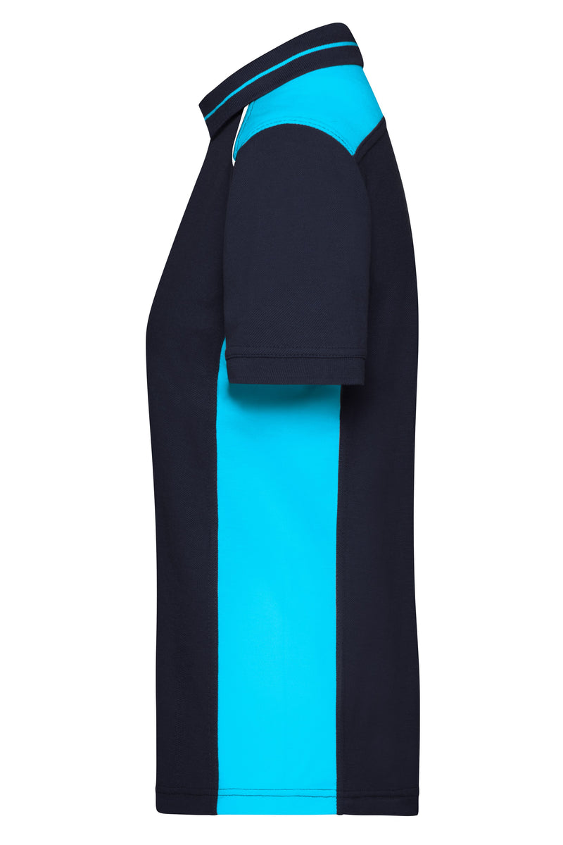 Laden Sie das Bild in Galerie -Viewer, Pflegeleichtes und strapazierfähiges Polo mit Kontrasteinsätzen - JN857