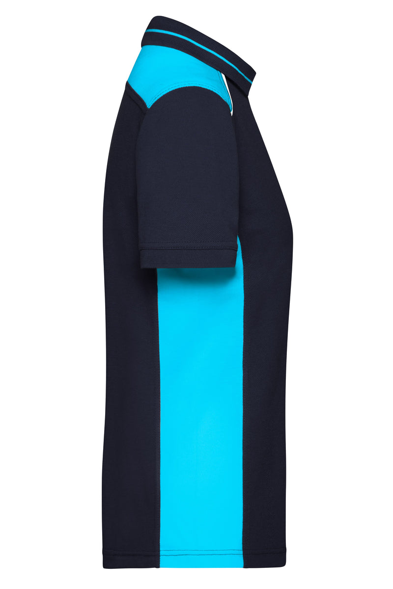 Laden Sie das Bild in Galerie -Viewer, Pflegeleichtes und strapazierfähiges Polo mit Kontrasteinsätzen - JN857