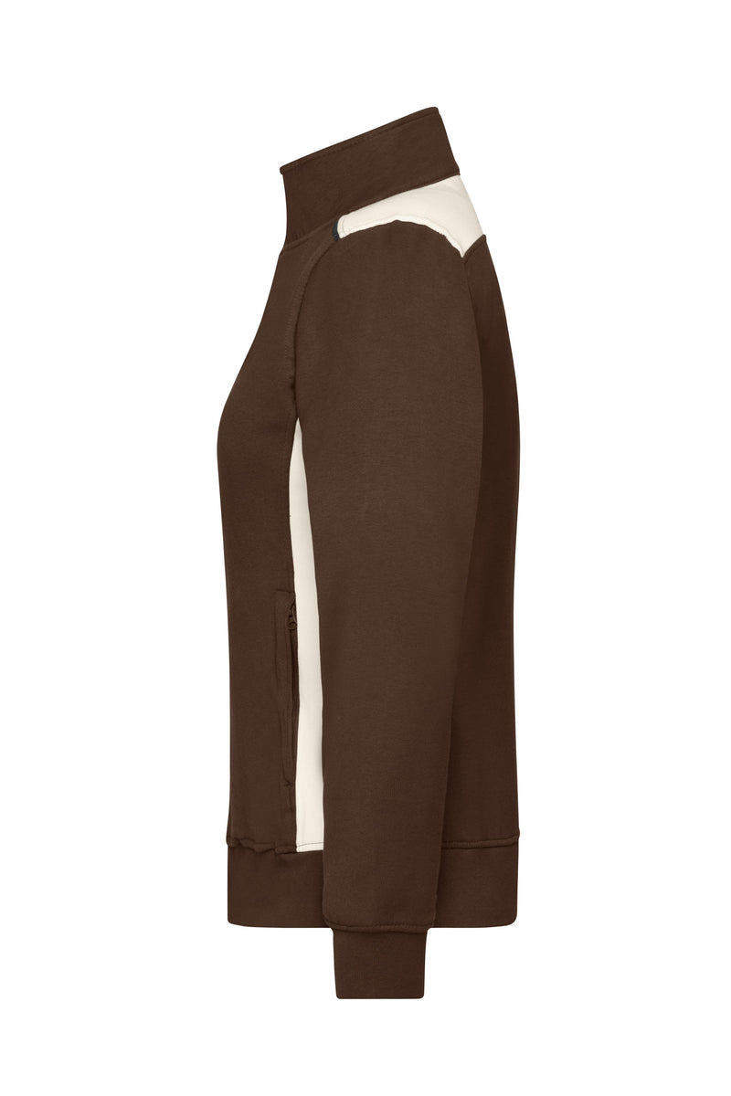 Laden Sie das Bild in Galerie -Viewer, Sweat-Jacke mit Stehkragen und Kontrasteinsätzen - JN869