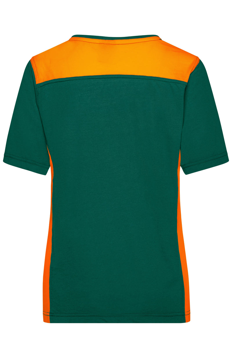 Laden Sie das Bild in Galerie -Viewer, Strapazierfähiges und pflegeleichtes T-Shirt mit Kontrasteinsätzen - JN859