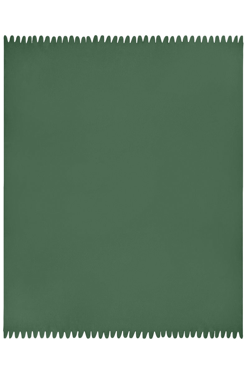 Laden Sie das Bild in Galerie -Viewer, Fleecedecke mit abgerundeten Fransen - JN957