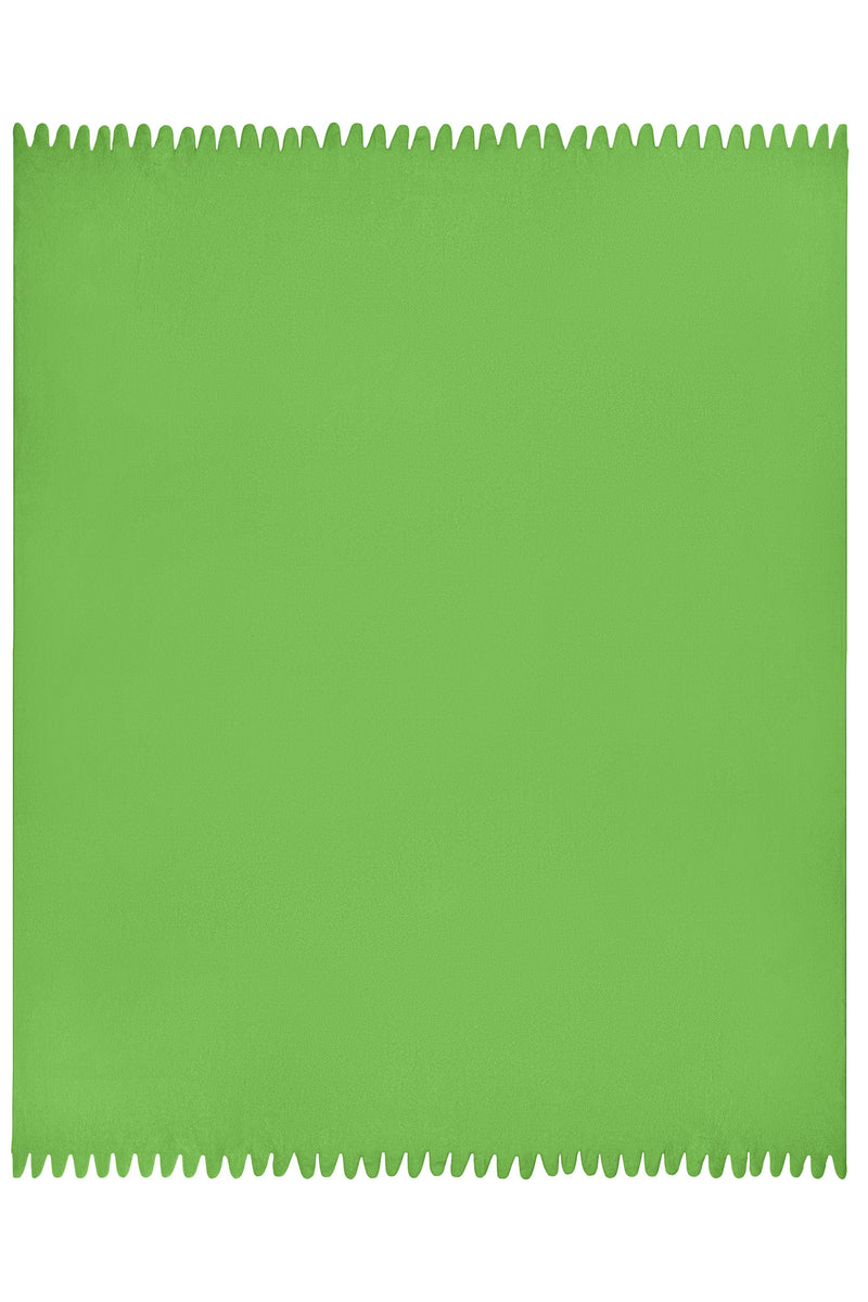 Laden Sie das Bild in Galerie -Viewer, Fleecedecke mit abgerundeten Fransen - JN957