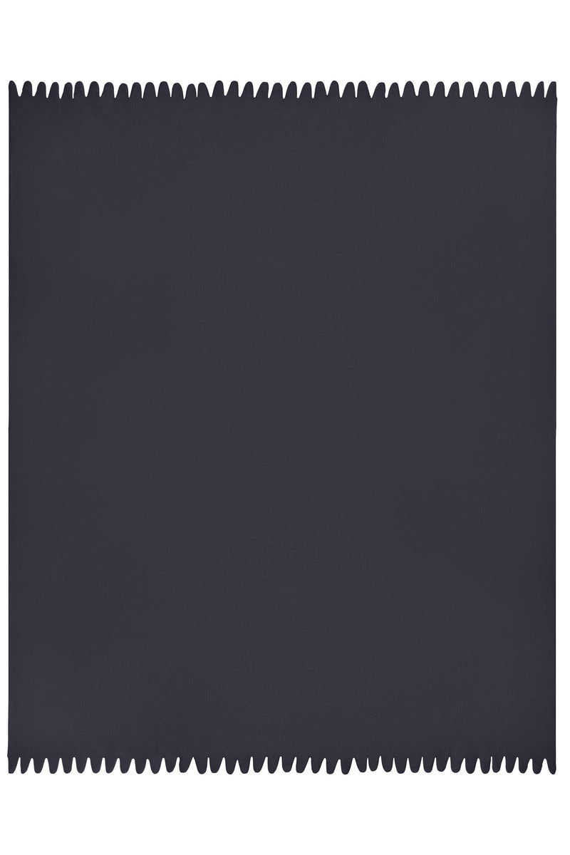 Laden Sie das Bild in Galerie -Viewer, Fleecedecke mit abgerundeten Fransen - JN957