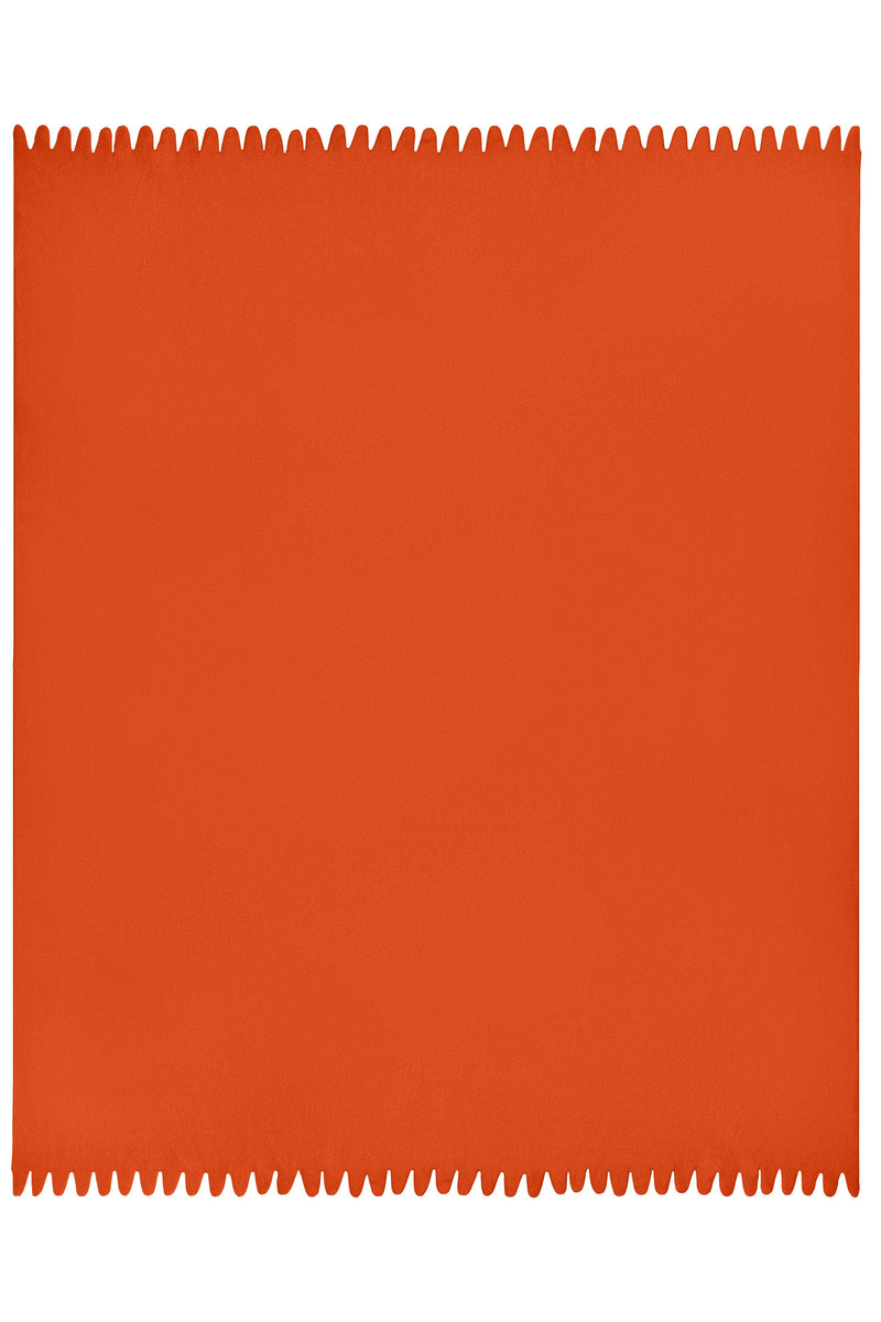 Laden Sie das Bild in Galerie -Viewer, Fleecedecke mit abgerundeten Fransen - JN957