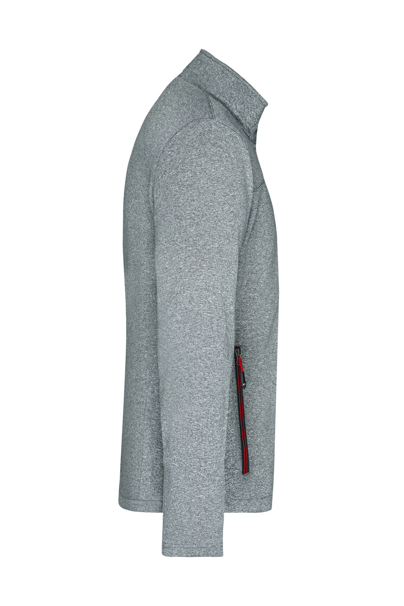 Laden Sie das Bild in Galerie -Viewer, Softshelljacke in Melange-Optik - JN1148