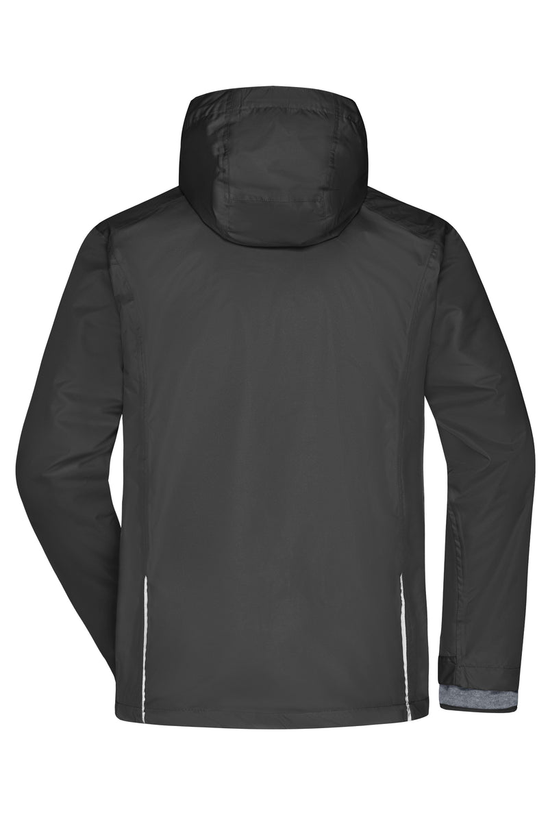 Laden Sie das Bild in Galerie -Viewer, Funktionelle Doppeljacke, 3 Tragevariationen, vielseitig einsetzbar, Fleece-Innenjacke leicht auszippbar Herren - JN1154