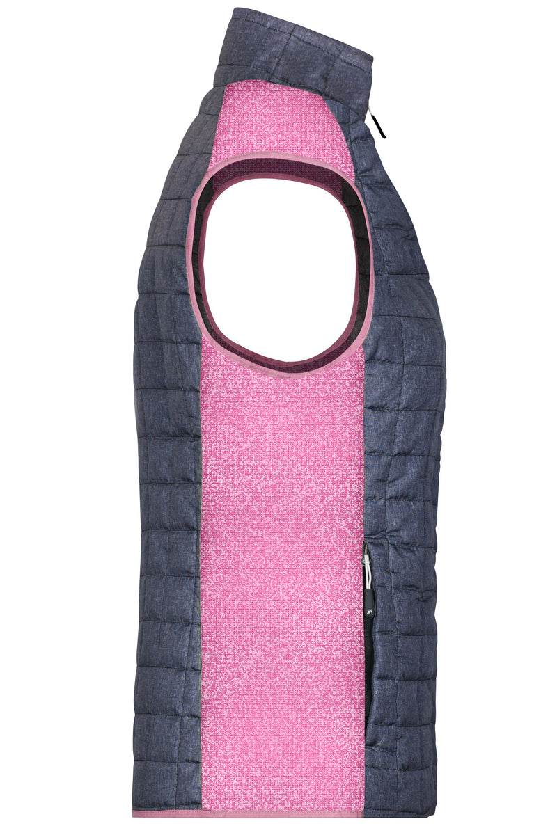 Laden Sie das Bild in Galerie -Viewer, Weste im stylischen Materialmix - JN739