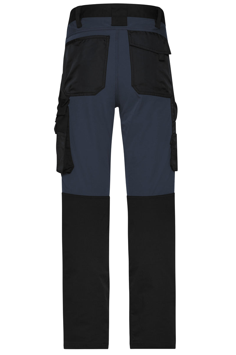 Laden Sie das Bild in Galerie -Viewer, Arbeitshose in schmaler Schnittführung mit elastischen Einsätzen und funktionellen Details - JN1812