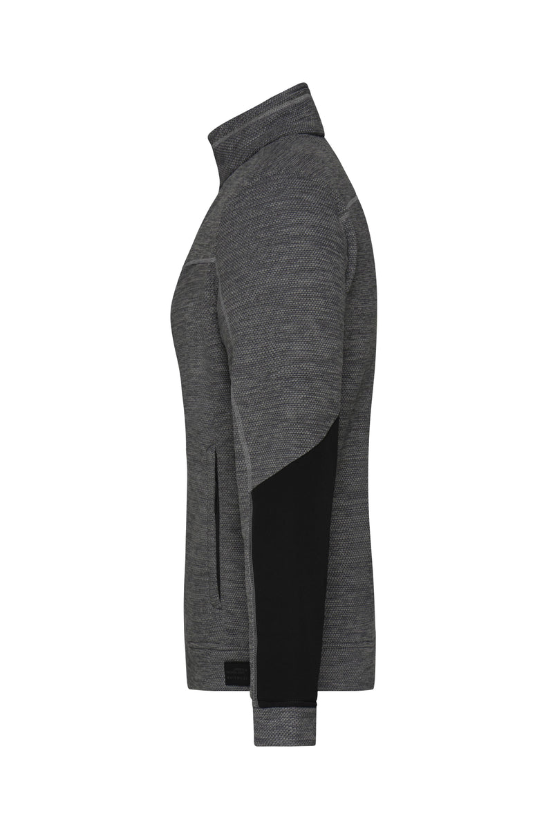 Laden Sie das Bild in Galerie -Viewer, Pflegeleichte Strick-Fleecejacke für Arbeit und Freizeit - JN1817