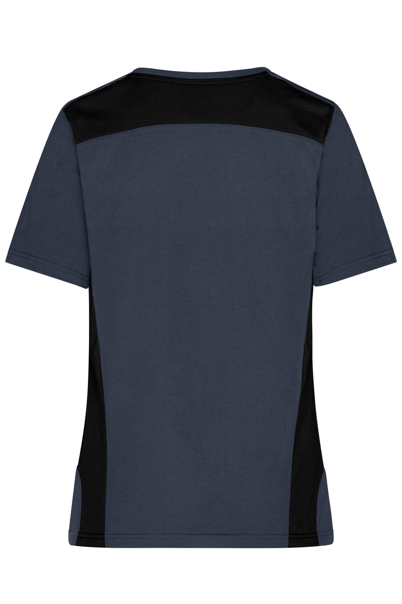 Laden Sie das Bild in Galerie -Viewer, Strapazierfähiges und pflegeleichtes T-Shirt mit Kontrasteinsätzen - JN1823