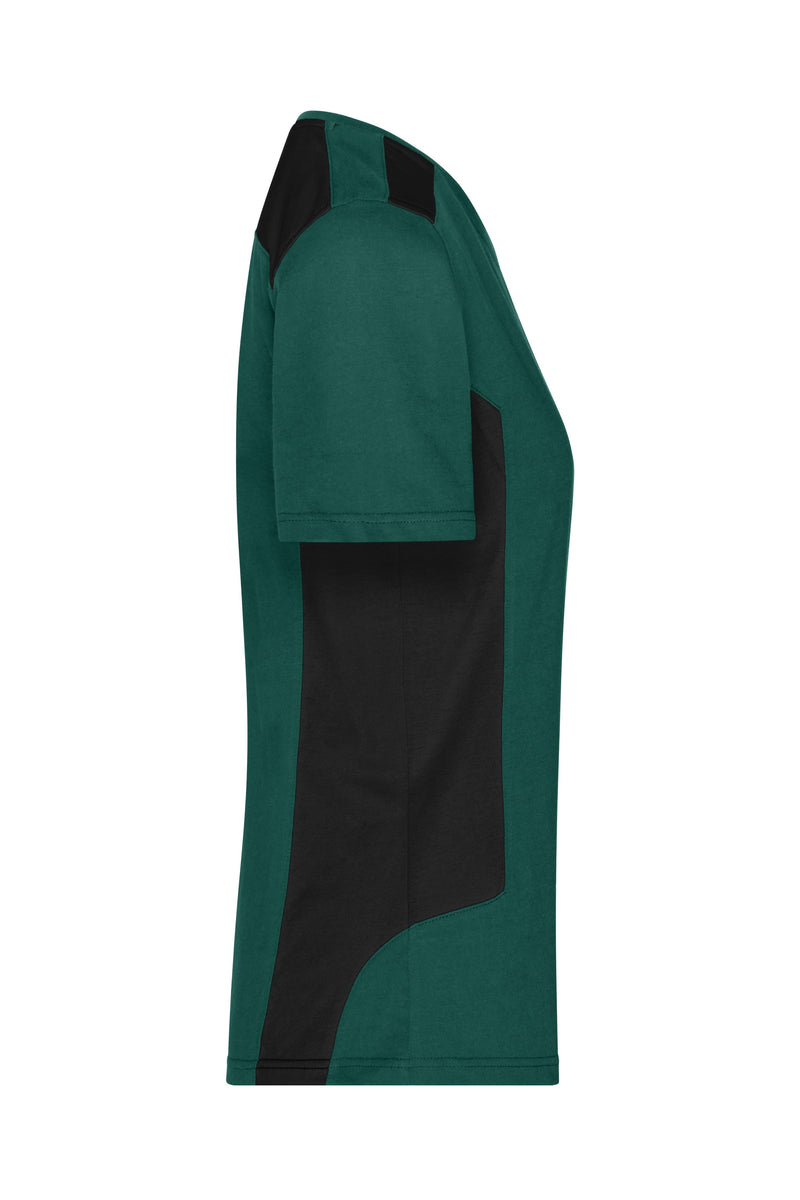 Laden Sie das Bild in Galerie -Viewer, Strapazierfähiges und pflegeleichtes T-Shirt mit Kontrasteinsätzen - JN1823