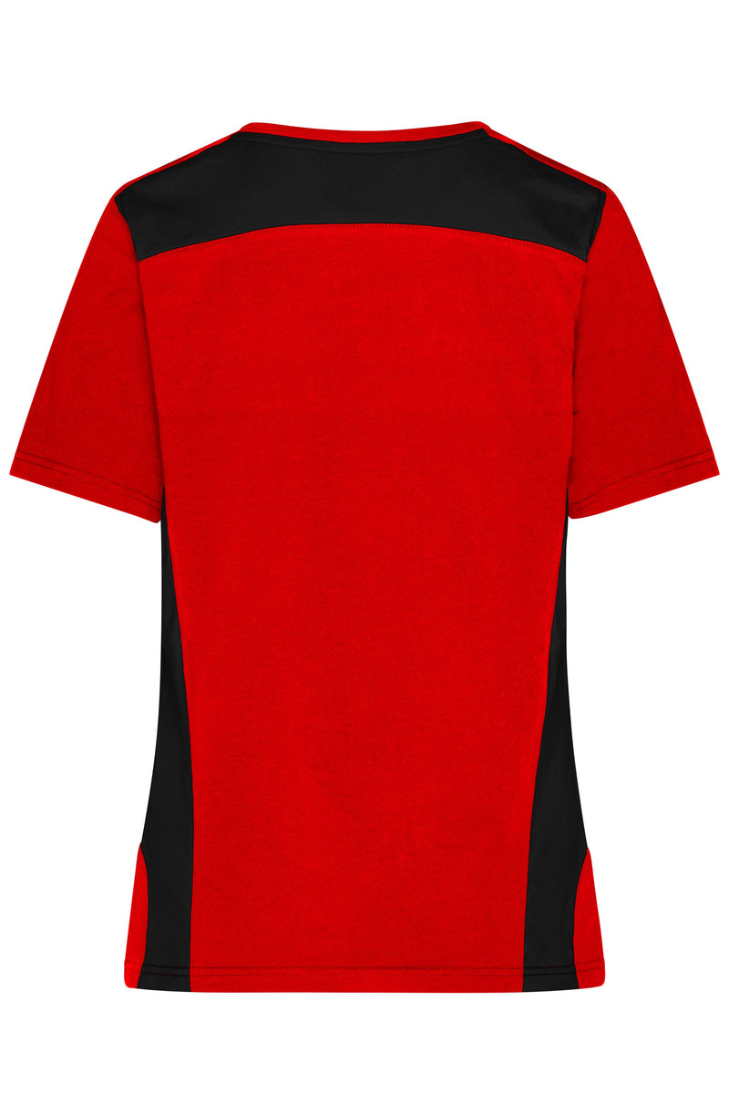 Laden Sie das Bild in Galerie -Viewer, Strapazierfähiges und pflegeleichtes T-Shirt mit Kontrasteinsätzen - JN1823