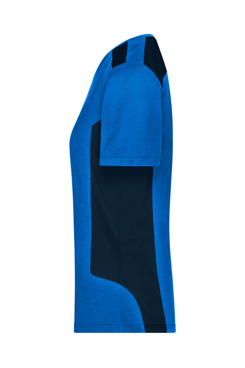 Laden Sie das Bild in Galerie -Viewer, Strapazierfähiges und pflegeleichtes T-Shirt mit Kontrasteinsätzen - JN1823