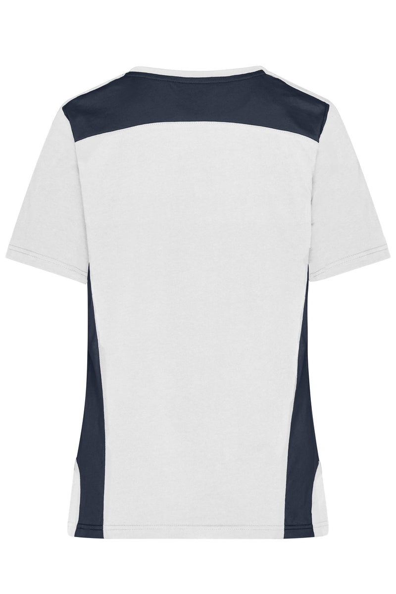 Laden Sie das Bild in Galerie -Viewer, Strapazierfähiges und pflegeleichtes T-Shirt mit Kontrasteinsätzen - JN1823