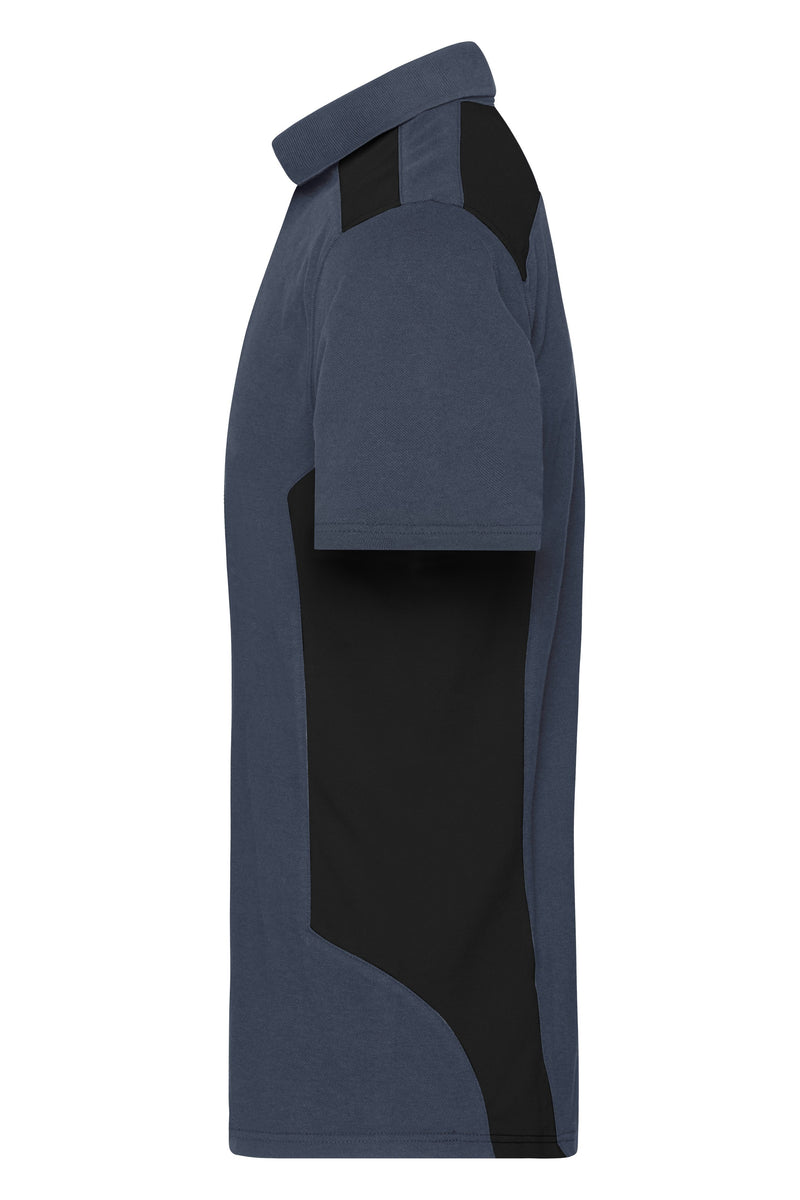 Laden Sie das Bild in Galerie -Viewer, Strapazierfähiges und pflegeleichtes Polo mit Kontrasteinsätzen - JN1826