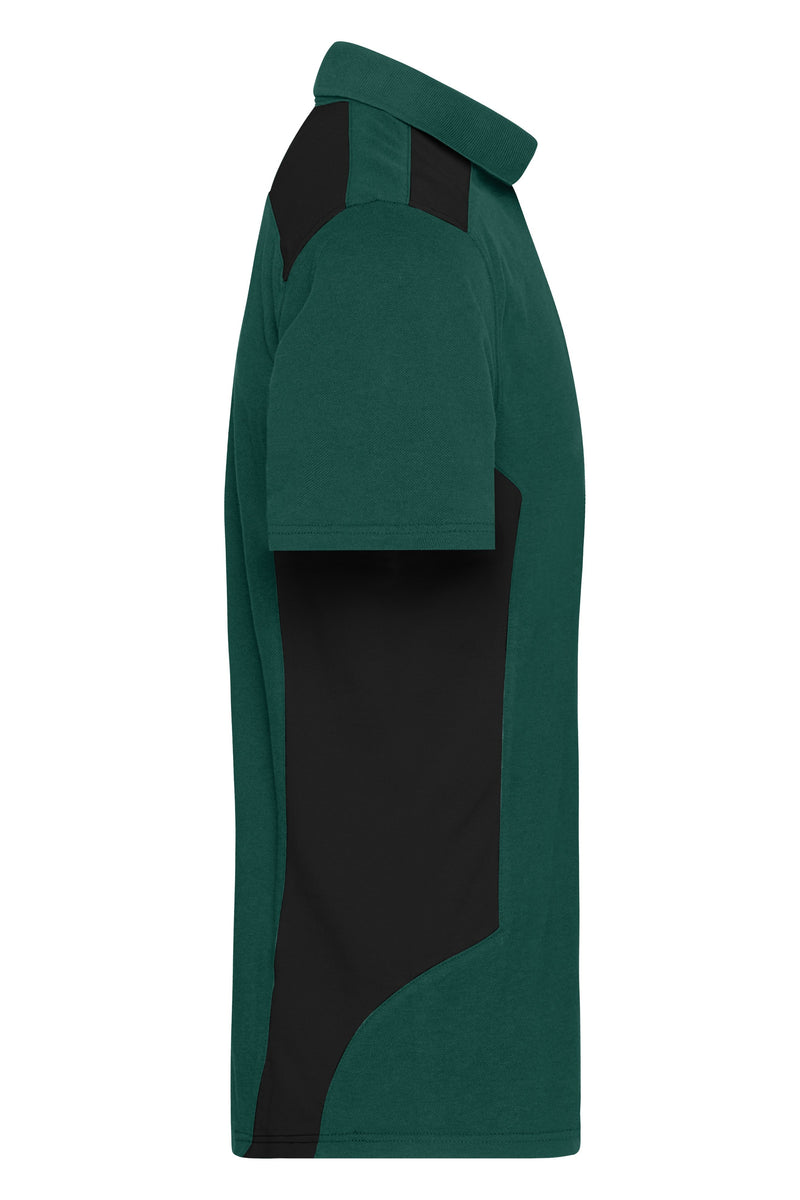 Laden Sie das Bild in Galerie -Viewer, Strapazierfähiges und pflegeleichtes Polo mit Kontrasteinsätzen - JN1826