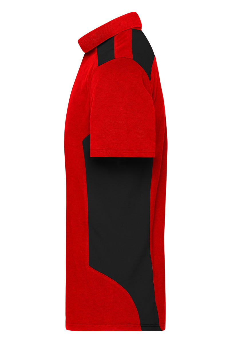 Laden Sie das Bild in Galerie -Viewer, Strapazierfähiges und pflegeleichtes Polo mit Kontrasteinsätzen - JN1826