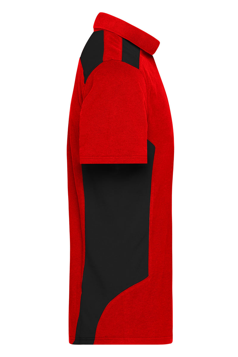 Laden Sie das Bild in Galerie -Viewer, Strapazierfähiges und pflegeleichtes Polo mit Kontrasteinsätzen - JN1826