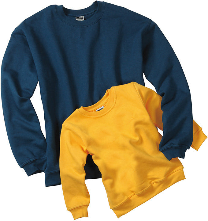 Laden Sie das Bild in Galerie -Viewer, Klassisches Komfort Rundhals-Sweatshirt - Kinder - JN040K