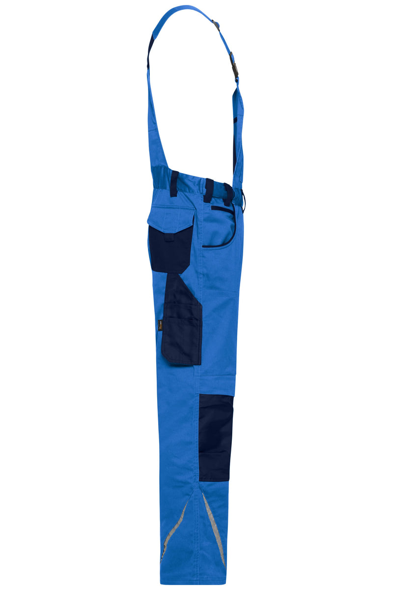 Laden Sie das Bild in Galerie -Viewer, Spezialisierte Latzhose mit funktionellen Details und flexibel einstellbarem, elastischen Bund - JN1833