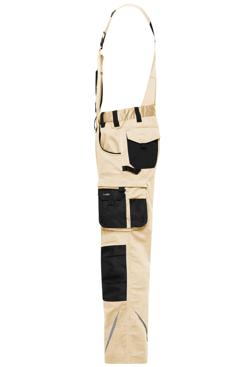 Laden Sie das Bild in Galerie -Viewer, Spezialisierte Latzhose mit funktionellen Details und flexibel einstellbarem, elastischen Bund - JN1833