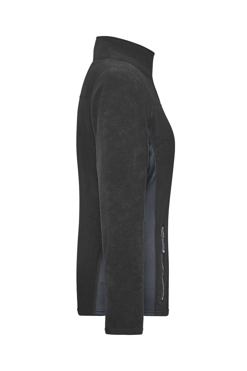 Laden Sie das Bild in Galerie -Viewer, Strapazierfähige Fleece Jacke im Materialmix - JN841