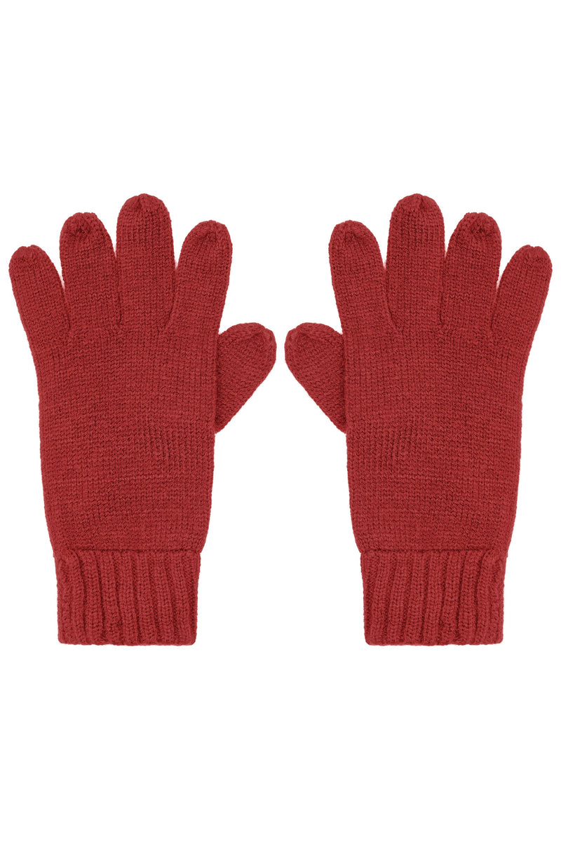 Laden Sie das Bild in Galerie -Viewer, Elegante Strickhandschuhe aus Melange-Garnen - MB7980