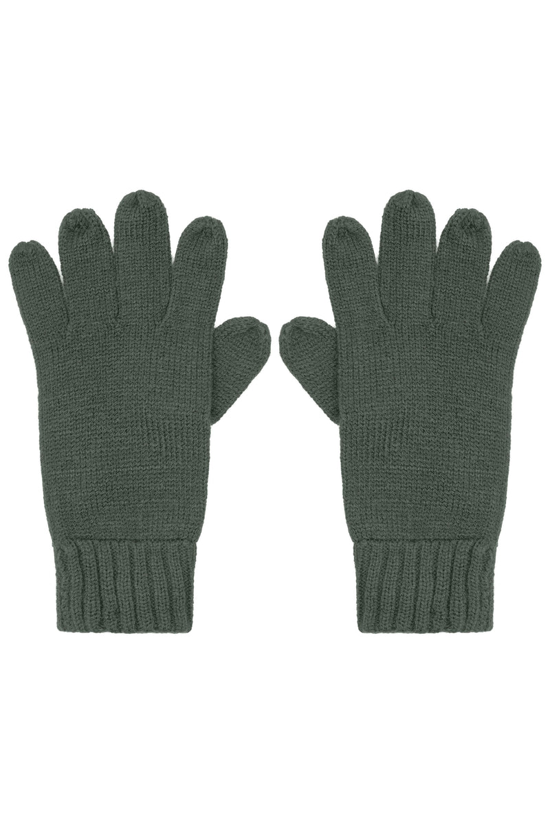 Laden Sie das Bild in Galerie -Viewer, Elegante Strickhandschuhe aus Melange-Garnen - MB7980