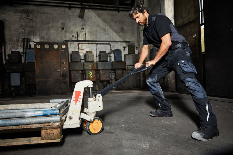 Laden Sie das Bild in Galerie -Viewer, Spezialisierte Arbeitshose in schmalerer Schnittführung mit funktionellen Details - JN1832