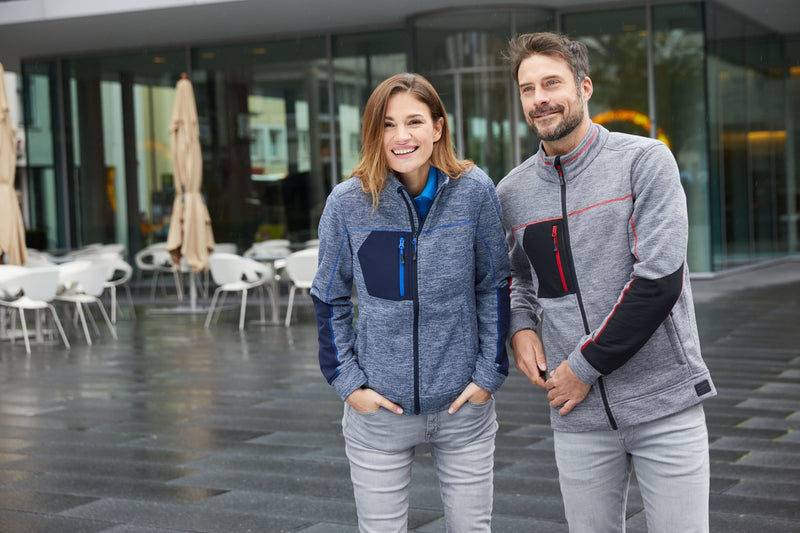 Laden Sie das Bild in Galerie -Viewer, Pflegeleichte Strick-Fleecejacke für Arbeit und Freizeit - JN1818